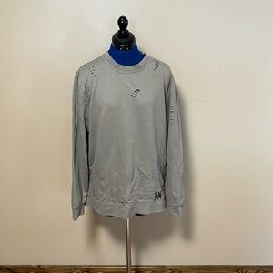 Carbon Distressed Sweatshirt